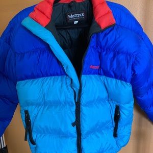 Marmot down puffer jacket